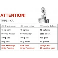 Тістоміс (об`єм: 33 л- 25 кг/2 швидкості) 400 B GGM Gastro