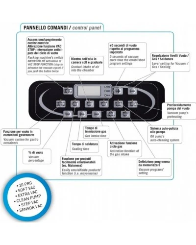 Пакувальник вакуумний Lavezzini BOXER45 LCD