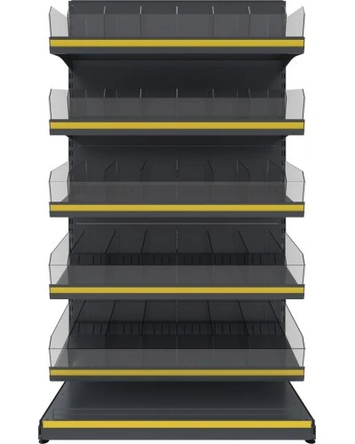 Кондитерський торговий стелаж VSP-8 (2200х1200) ваговий
