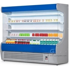 Холодильна гірка - 2,5 x 0,7 m - з 4 полиця GGM Gastro