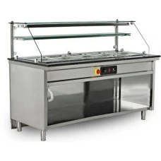 Теплова вітрина 1,8 м - 5x GN 1/1 GGM Gastro