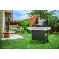 Газовий гриль LEHMANN VEGAS 12.8 kW 33.5 см x 72 см