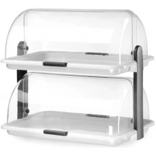 Вітрина двоярусна ROLL TOP HENDI, 380x260x(H)355 мм