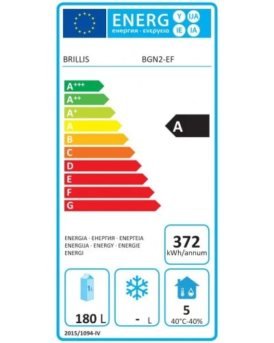 Стіл холодильний 2-дверний BRILLIS BGN2-R290-EF