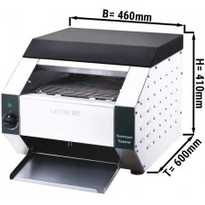 Конвеєрний тостер - макс.120 кг - 3,85 кВт GGM Gastro