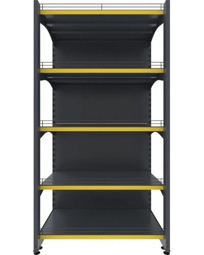 Торговий стелаж TSH-3-500 (1815х950) з передньою ногою