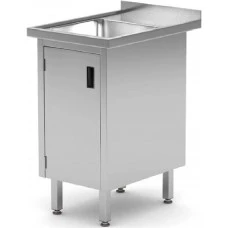 Стіл з раковиною і шафою 500x700x(H)850
