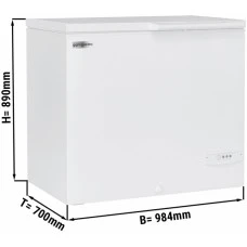 Морозильна ларь - 227 Л - білий GGM Gastro