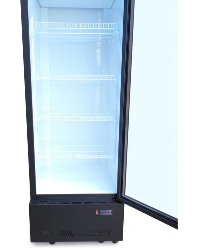 Шафа холодильна для напоїв GoodFood BC480NBW2LED чорна-біла