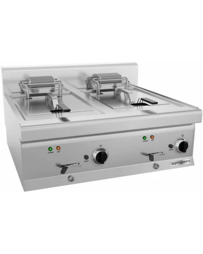 Фритюрниця електрична - 11,5 + 11,5 Л (18 kW) GGM Gastro