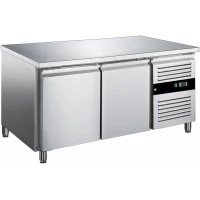 Холодильний стіл для пекрні PREMIUM - 1,5 x 0,8 m - 2 скляних дверей GGM Gastro