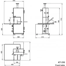 Пила стрічкова KT-210 (KT)