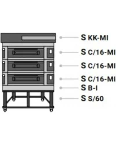 Піч для піци S50E Icon 3/S (Moretti Forni)