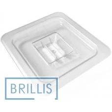 Кришка гастроємності BRILLIS із полікарбонату GN 1/6, прозора
