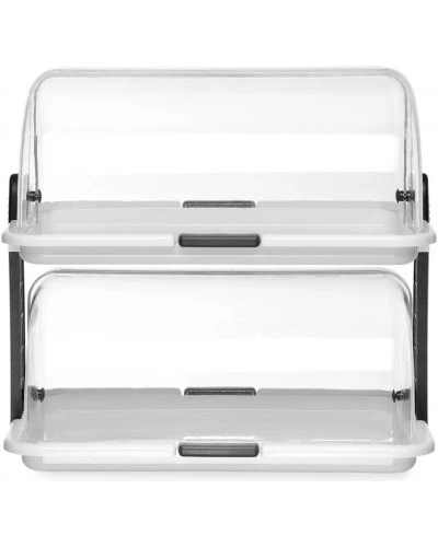 Вітрина двоярусна ROLL TOP HENDI, 380x260x(H)355 мм