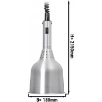 Підігрівач їжі / Лампа підігрівальна - Ø 180 mm - aluminium GGM Gastro