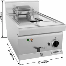 Фритюрниця електрична - 11,5 Л (9 kW GGM Gastro