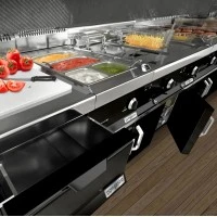 Поверхня жарова електрична - гладка (4 кВт) GGM Gastro