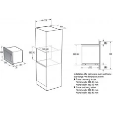 Мікрохвильова піч вбудована Gorenje - BM 251 SG 2 WG