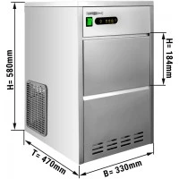 Льодогенератор - 24 kg / 24h GGM Gastro