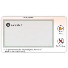 Evebot Smart - Розумний харчовий портативний принтер -  ідеальний для кафе та кав'ярень