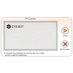 Evebot Smart - Розумний харчовий портативний принтер -  ідеальний для кафе та кав'ярень