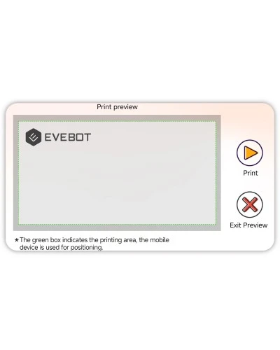 Evebot Smart - Розумний харчовий портативний принтер - ідеальний для кафе та кав'ярень