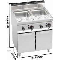 Макароноварка газова (20 кВт) GGM Gastro