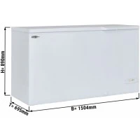 Морозильна ларь - 388 Л - білий GGM Gastro