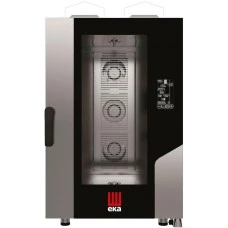 Конвекційно-парова газова духовка Millennial Black Mask Gastro, 11x GN 1/1 - електронне управління, Tecnoeka, 17,5 кВт, 730x849x(H)1231 мм