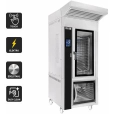 Ротаційна піч для віпіканн 10x EN 40x60 - з рстійною шафою GGM Gastro