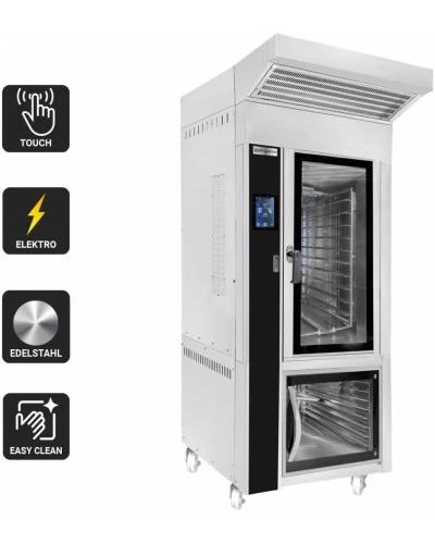 Ротаційна піч для віпіканн 10x EN 40x60 - з рстійною шафою GGM Gastro