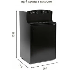 CRW 400 P Винна шафа (bag-in-box) з насосом CRYSTAL S. A. Греція