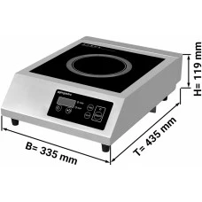 Плита індукційна 3,5 кВт GGM Gastro