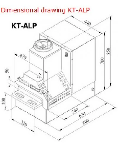 Прес для м'яса KT KT-ALP