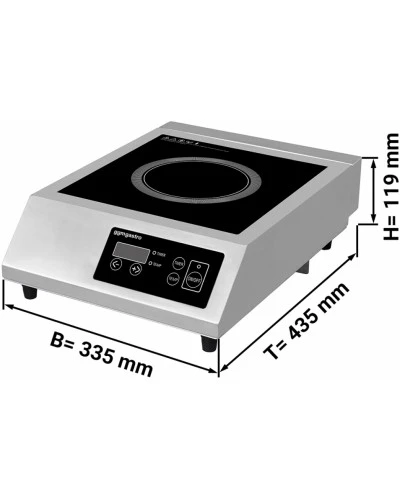 Плита індукційна - 3,5 kW GGM Gastro