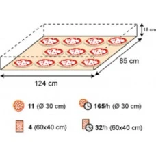Піч для піци P120/B 1/S (Moretti Forni)