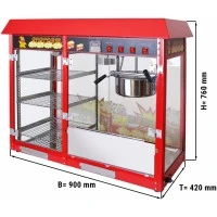 Машина для попкорну - 5 kg/h - з 3 beheizten полиця GGM Gastro