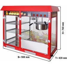 Машина для попкорну - 5 kg/h - з 3 beheizten полиця GGM Gastro