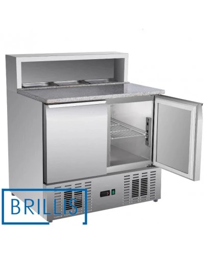 Стіл холодильний для піци дводверний BRILLIS PS900