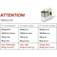 Тістоміс 53 л-44 kg /2 швидкості - 400 B GGM Gastro