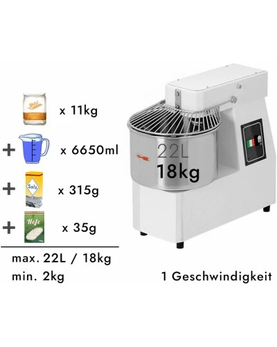 Тістоміс 22 літри / 18 kg - 400 В GGM Gastro