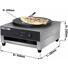 Апарат для млинців - 1 пост - Ø 40 cm GGM Gastro