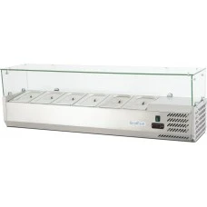Вітрина холодильна для топінгу GoodFood GF-VRX1500/380-H6C