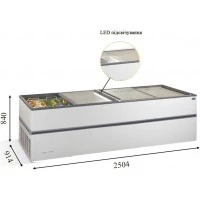 CRYSTALLITE 25 LED (1050л) Морозильна бонета CRYSTAL S.A. Греція