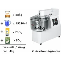 Тістоміс 53 л-44 kg /2 швидкості - 400 B GGM Gastro