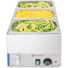 Марміт Kitchen Line зі зливним краном GN 1/1, 1200 Вт