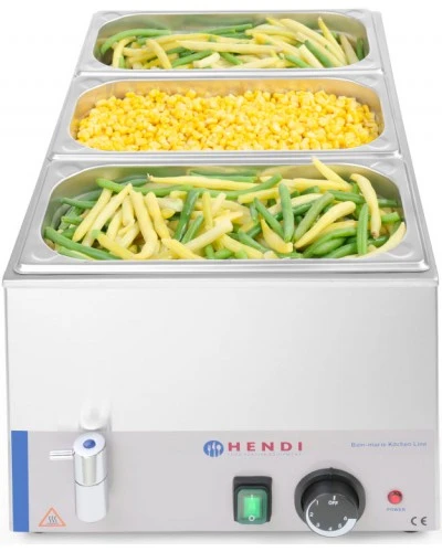 Марміт Kitchen Line зі зливним краном GN 1/1, 1200 Вт