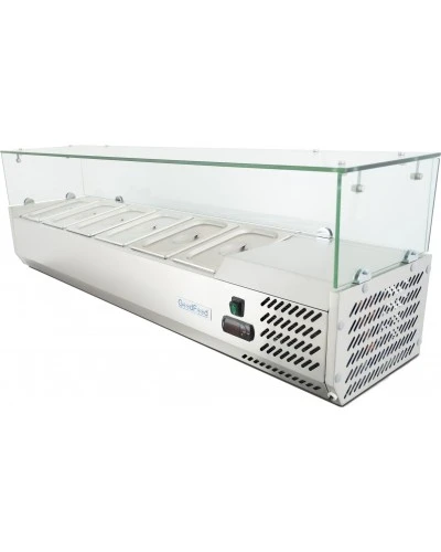 Вітрина холодильна для топінгу GoodFood GF-VRX1500/380-H6C