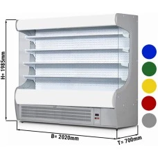 Холодильна гірка - 2,0 x 0,7 m - з 4 полиця GGM Gastro
